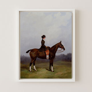 Lady Riding Side-Saddle