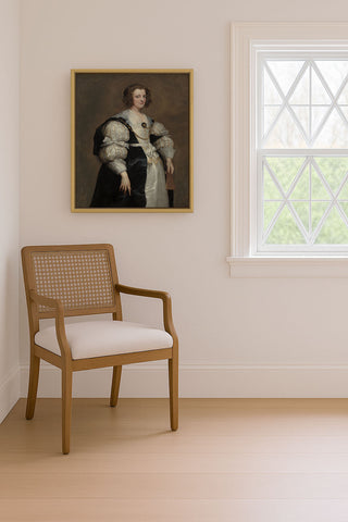 LADY WITH A FAN - Museum Quality Art