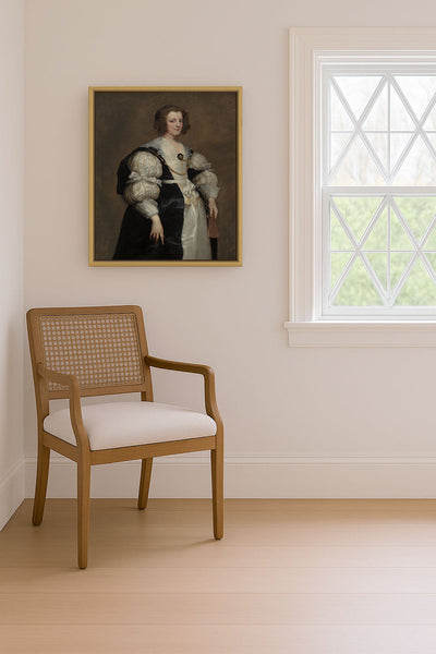 LADY WITH A FAN - Museum Quality Art