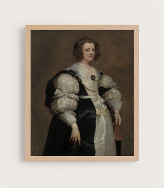 LADY WITH A FAN - Museum Quality Art