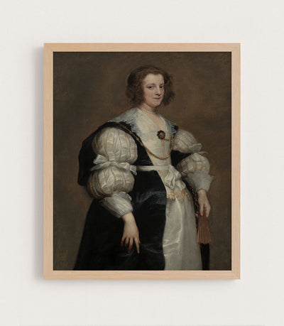 LADY WITH A FAN - Museum Quality Art