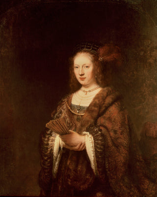 LADY WITH A FAN - Museum Quality Art