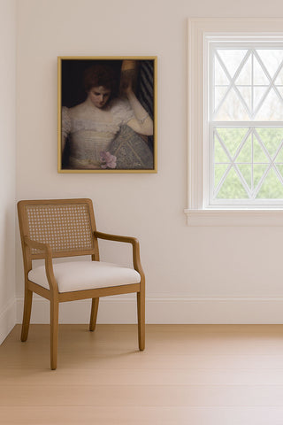 LADY WITH AN ORCHID - Museum Quality Art