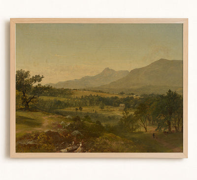 Lake Scene in Autumn