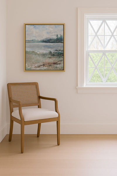 LAKESIDE WATERCOLOR - Museum Quality Art