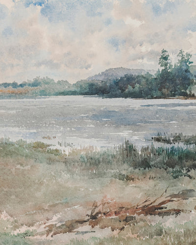 Lakeside Watercolor