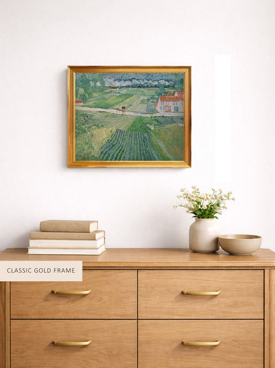 LANDSCAPE AT AUVERS AFTER RAIN - Museum Quality Art