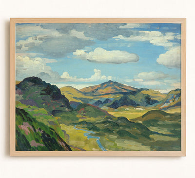 Landscape, Green and Blue
