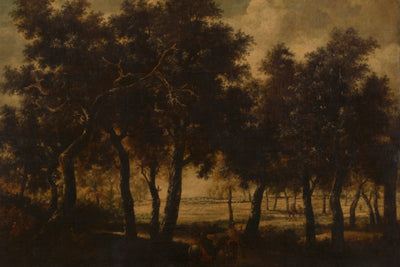 LANDSCAPE, HUNTING SCENE