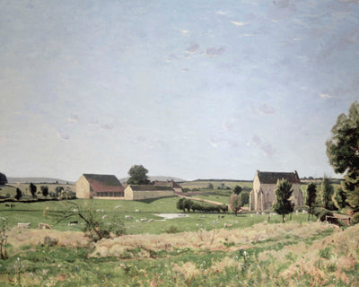 LANDSCAPE IN SAULCE, YONNE - Museum Quality Art