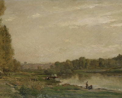 LANDSCAPE ON THE OISE - Museum Quality Art