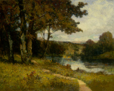 Landscape, Trees near River