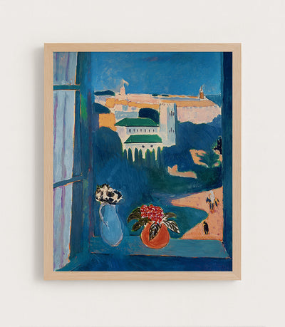 LANDSCAPE VIEWED FROM A WINDOW - Museum Quality Art