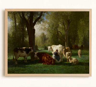 Landscape With Cattle and Sheep