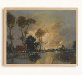 Landscape with Cottage and Stream