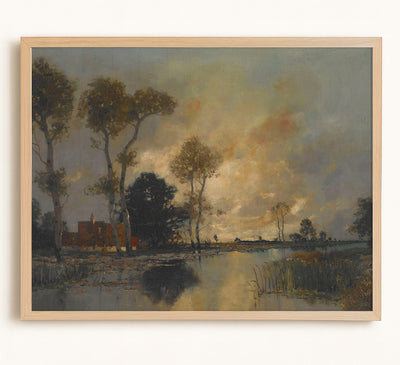 Landscape with Cottage and Stream