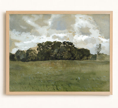 Landscape with Grey Clouds