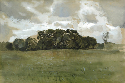 Landscape with Grey Clouds