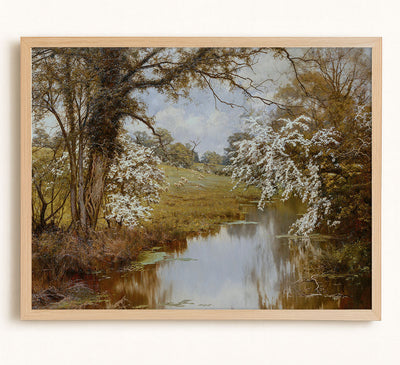 Landscape with Hawthorns