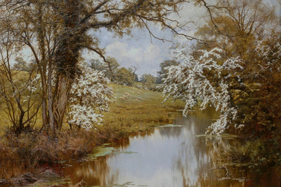 LANDSCAPE WITH HAWTHORNS