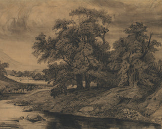 LANDSCAPE WITH LARGE TREES