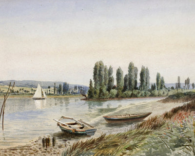 Landscape with Sailboat