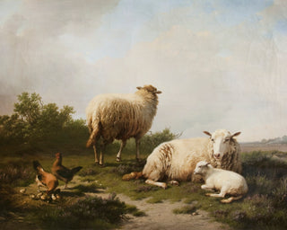 LANDSCAPE WITH SHEEP, 1867