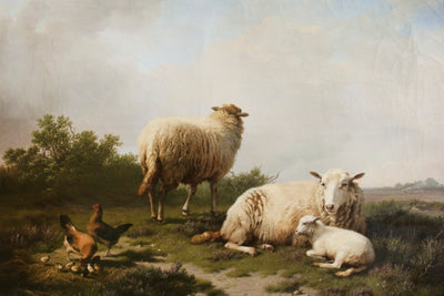 LANDSCAPE WITH SHEEP, 1867