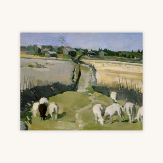 LANDSCAPE WITH SHEEP — Primary Image