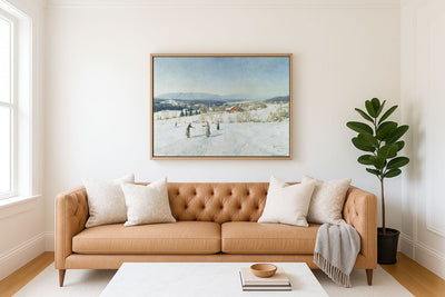 Landscape With Skiers