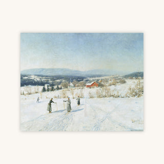 LANDSCAPE WITH SKIERS — Primary Image