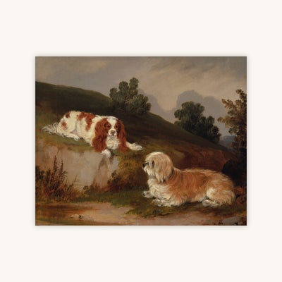LANDSCAPE WITH SPANIEL AND TERRIER — Primary Image