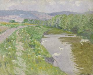 LANDSCAPE WITH STREAM