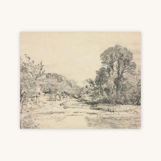 LANDSCAPE WITH TREES SURROUNDING A POND — Primary Image