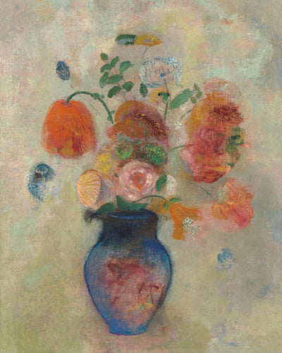Large Vase with Flowers