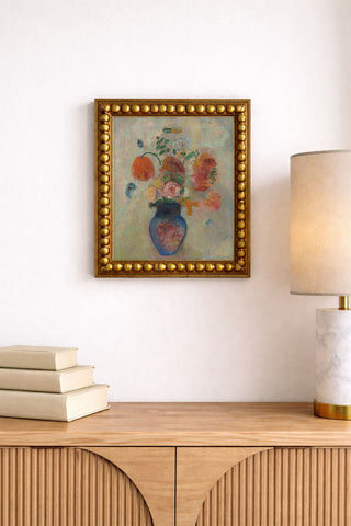 LARGE VASE WITH FLOWERS - Museum Quality Art