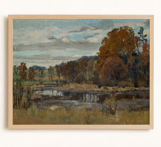 LATE AUTUMN LANDSCAPE - Museum Quality Art
