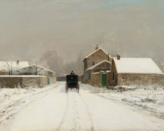 L'AVENUE DE NEUILLY ON A WINTER DAY