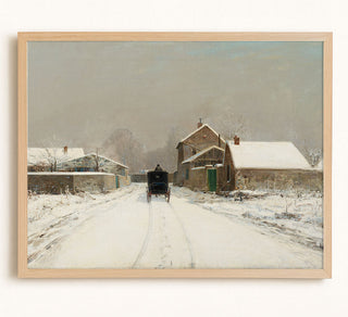 L'Avenue De Neuilly on a Winter Day