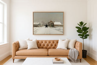 L'Avenue De Neuilly on a Winter Day