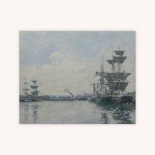 LE HAVRE, SHIPS IN A BASIN — Primary Image