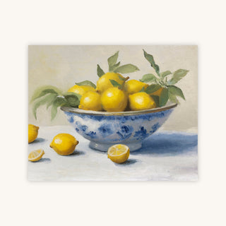 LEMONS IN CERAMIC BOWL — Primary Image