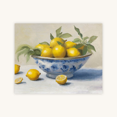 LEMONS IN CERAMIC BOWL — Primary Image