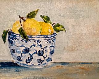 LEMONS IN CHINOISERIE