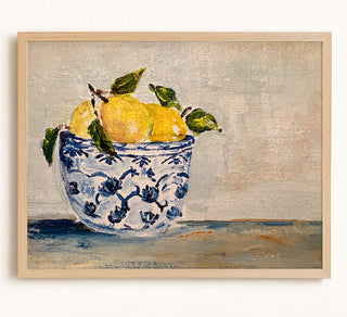 Lemons in Chinoiserie
