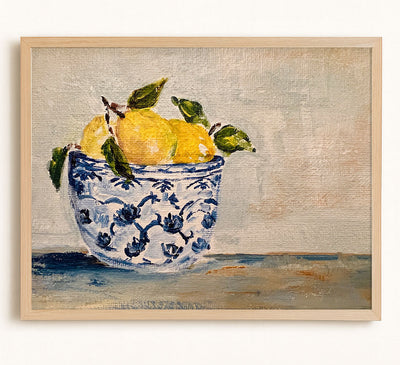 Lemons in Chinoiserie
