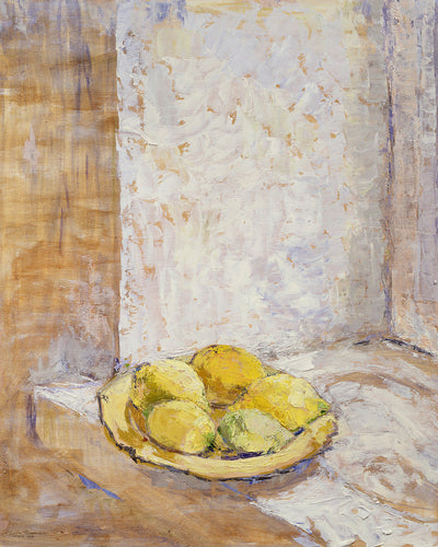 LEMONS ON THE WINDOW SILL - Museum Quality Art