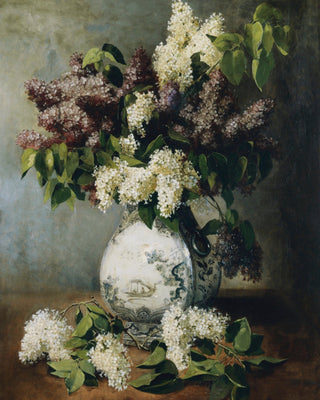 Lilac in a Delft Vase