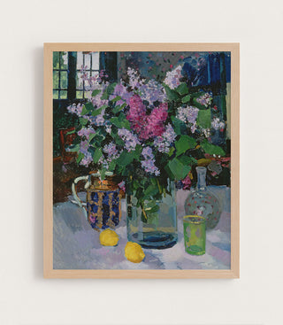 LILACS AND LEMONS - Museum Quality Art