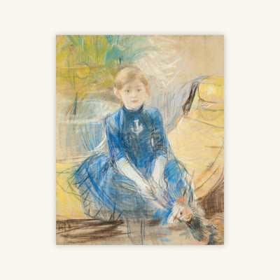 LITTLE GIRL WITH A BLUE JERSEY — Primary Image